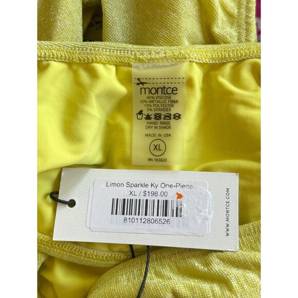 Montce Ky One-Piece Limon Sparkle Womens Size XL - Picture 9 of 9